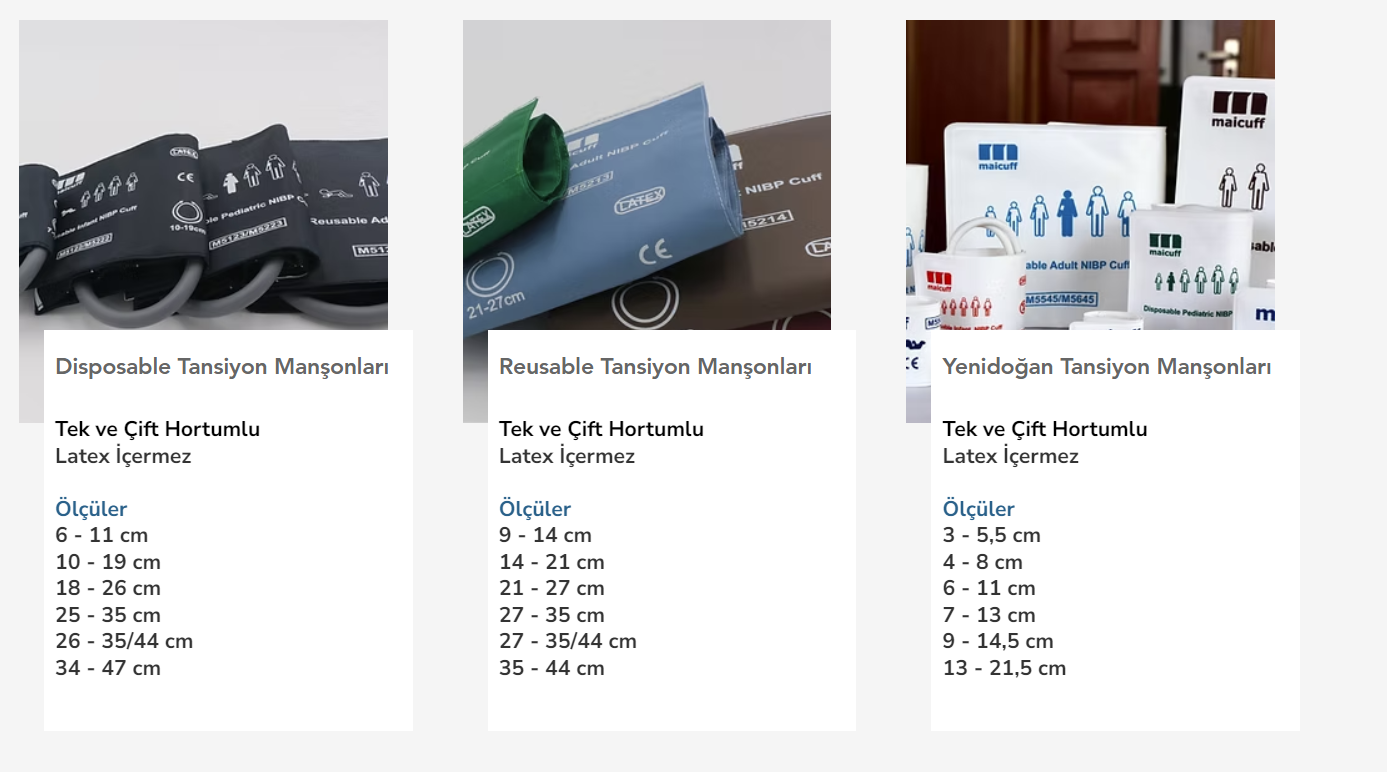 Tansiyon Manşonları